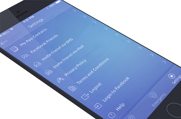40個手機APP應(yīng)用設(shè)置界面UI設(shè)計