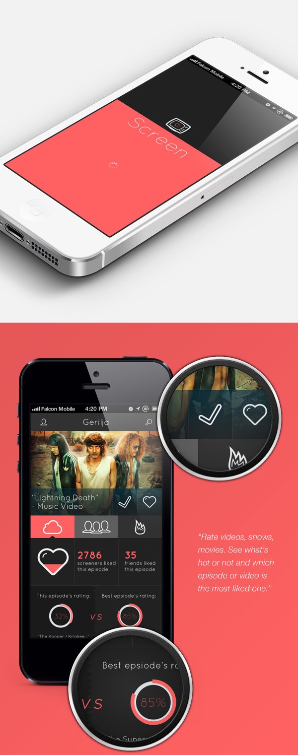 20個漂亮的手機用戶界面UI設(shè)計